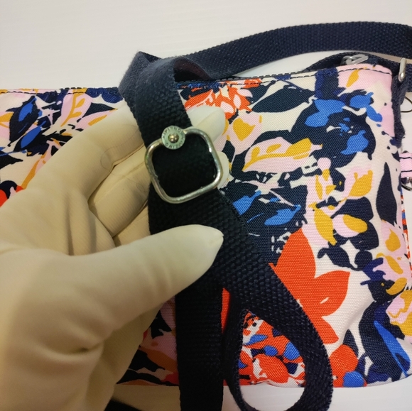 NWOT Kipling HB6557 Wes Crossbody Shoulder Bag Purse Polyester Splashy - Picture 6 of 10